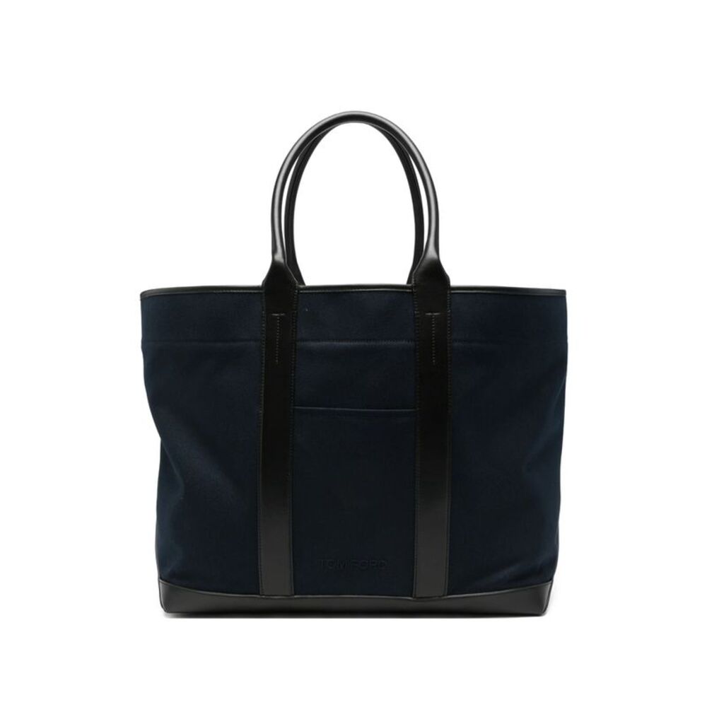 Tom Ford Blue Tote Bags Men